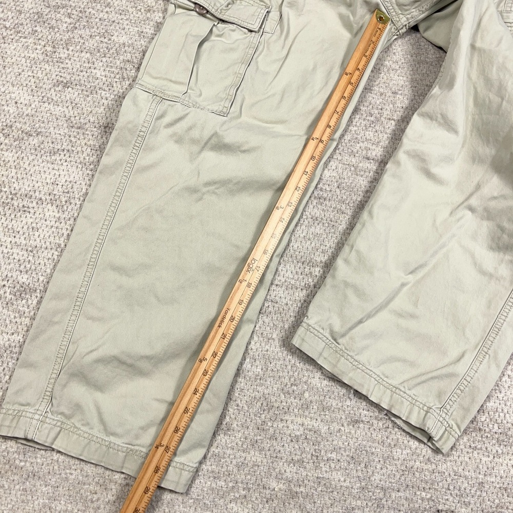 Vintage Levis Cargo Pants Men 36x30 Tan Khaki Twill Baggy Y2K Skate Paratropper - Picture 11 of 16